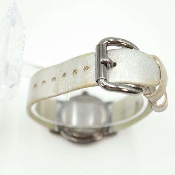 Marc Jacobs Womens Gunmetal Watch 33mm Round Leather Strap MBM1220 w New Battery main image 10